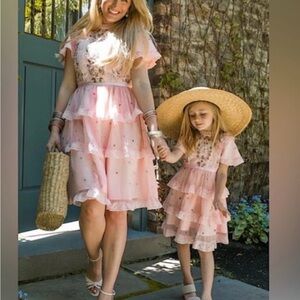 Ivy City Co Elegant Pink Kids Dress